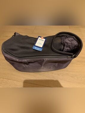 TOP PAW Sling Pet Carrier 🐾 Black Mesh Small Dog/Cat Carrier BNWT Travel Vaca